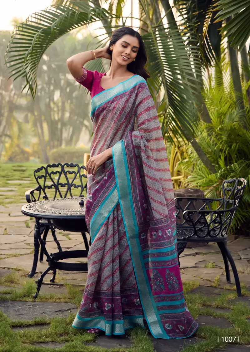 Sugandha By Sr Cotton Fancy Designer Saree Suppliers In Mumbai